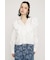 2WAY RIBBON FRILL LACE トップス