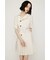 ASYMMETRY PLEATS ショートワンピース