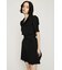 ASYMMETRY PLEATS ショートワンピース