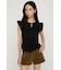 ASYMMETRY SHIRRING トップス
