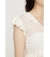 CROCHET FRILL トップス