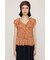 CUT LACE FRILL トップス