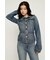 【SNSで話題！】BELTED COMPACT DENIM ジャケット