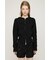 OPEN WORK ZIP HOODIE
