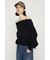 【SNSで話題！】TUCKED OFFSHOULDER トップス