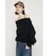 【SNSで話題！】TUCKED OFFSHOULDER トップス