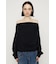【SNSで話題！】TUCKED OFFSHOULDER トップス