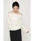 【SNSで話題！】TUCKED OFFSHOULDER トップス