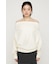 【SNSで話題！】TUCKED OFFSHOULDER トップス