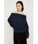 【SNSで話題！】TUCKED OFFSHOULDER トップス