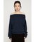 【SNSで話題！】TUCKED OFFSHOULDER トップス