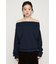 【SNSで話題！】TUCKED OFFSHOULDER トップス