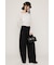 【SNSで話題！】TUCK WIDE MANNISH SLACKS