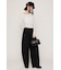 【SNSで話題！】TUCK WIDE MANNISH SLACKS