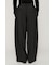 【SNSで話題！】TUCK WIDE MANNISH SLACKS