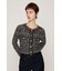 BICOLOR TWEED KNIT トップス