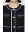 NO COLLAR TWEED ジャケット