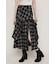 PLAID FLARE DESIGN スカート