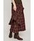 PLAID FLARE DESIGN スカート