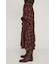 PLAID FLARE DESIGN スカート
