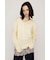 LACE TRIM V NECK KNIT トップス