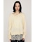 LACE TRIM V NECK KNIT トップス