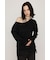 LACE TRIM V NECK KNIT トップス
