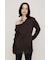 LACE TRIM V NECK KNIT トップス