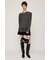 LACE TRIM V NECK KNIT トップス