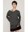 LACE TRIM V NECK KNIT トップス