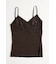 LACE DOCKING CAMI トップス