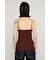 LACE DOCKING CAMI トップス
