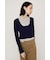 【SNSで話題！】【LIMITED ITEM】LAYERED LIKE KNIT トップス