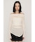 【SNSで話題！】OFF SHOULDER VELOUR トップス