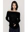 【SNSで話題！】OFF SHOULDER VELOUR トップス