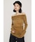 【SNSで話題！】OFF SHOULDER VELOUR トップス