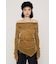 【SNSで話題！】OFF SHOULDER VELOUR トップス