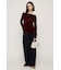 【SNSで話題！】OFF SHOULDER VELOUR トップス