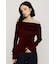 【SNSで話題！】OFF SHOULDER VELOUR トップス