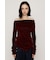 【SNSで話題！】OFF SHOULDER VELOUR トップス