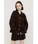 【SNSで話題！】F／FUR COLLAR COMBI ジャケット
