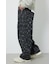 【UNISEX】SHARE PATTERNバレルスウェットパンツ