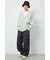 【UNISEX】SHARE PATTERNバレルスウェットパンツ