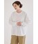 梨地VネックロングスリーブTシャツ