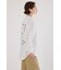 梨地VネックロングスリーブTシャツ