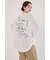 梨地VネックロングスリーブTシャツ