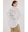 梨地VネックロングスリーブTシャツ