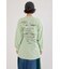 梨地VネックロングスリーブTシャツ