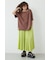 ピグメントルーズオフショルTシャツ