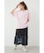 ピグメントルーズオフショルTシャツ